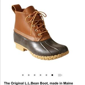 LL Bean Women’s 6” Bean Boots, size 8